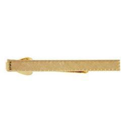 Men's Gold Electroplated Laser Cut Tie Clipmen 