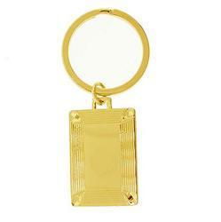 Men's Gold Electroplated Keychainmen 
