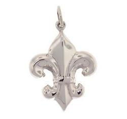 High Polished Sterling Silver Dangle Pendanthigh 