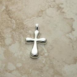 Sterling Silver Modern Cross Pendantsterling 