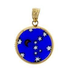 14K Gold Starry Night Pendantgold 
