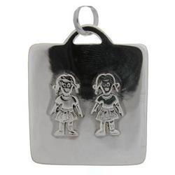 Sterling Silver Little Girl Pendantsterling 