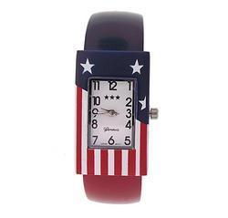 Women's Bangle American Flag Designer Watchwomen 