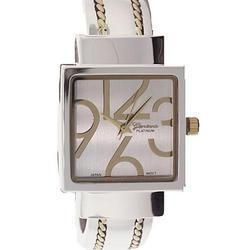 Women's Designer Square Large Numbered Bangle Watchwomen 