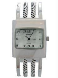 Stainless Steel Backed Designer Bangle Watchstainless 
