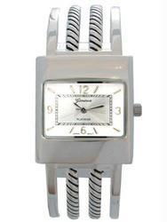 Stainless Steel Backed Designer Bangle Watchstainless 