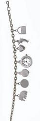Ladies Stainless Steel Geneva Decorative Bracelet Watchladies 