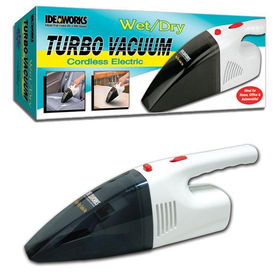 Cordless wet dry turbo vac