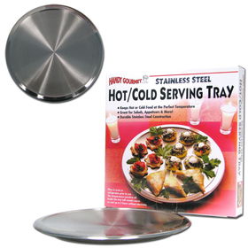 12 inch Hot Cold Stainless Steel Serving Trayinch 