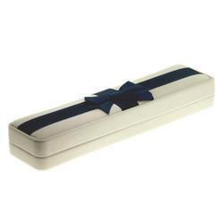 White Leather High Fashion Bracelet Gift Boxwhite 