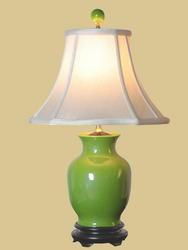 GREEN VASE LAMP