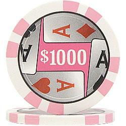 100 4 Aces Poker Chips - $1000