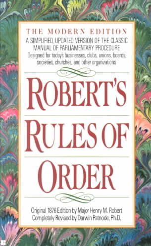 Robert's Rules of Orderrobert 