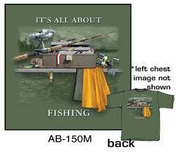 It's All About Fishing T-Shirt (Green)fishing 