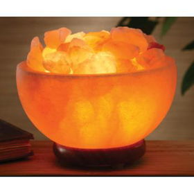 Himalayan Ionic Crystal Hand Carved Salt Bowl Lamp Case Pack 3himalayan 