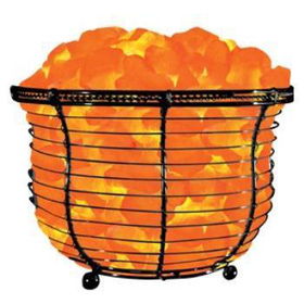 Himalayan Ionic Natural Salt Basket Lamp Tall (9-1 Case Pack 3himalayan 