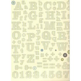Scrapbooking Sticker Sheets - Palazzo Alphabet Case Pack 25