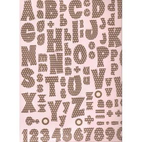 Scrapbooking Sticker Sheets - SweetShoppe Alphabet Case Pack 25