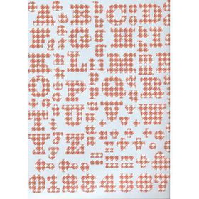 Scrapbooking Sticker Sheets - Prep School Alphabet Case Pack 25