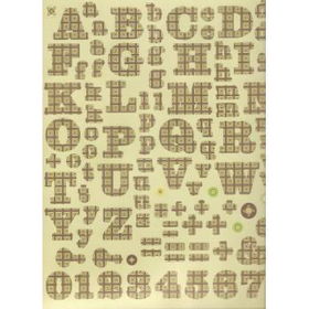 Scrapbooking Sticker Sheets - Tribecca Alphabet Case Pack 24