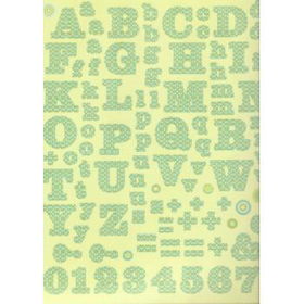 Scrapbooking Sticker Sheets - Harmony Alphabet Case Pack 24scrapbooking 