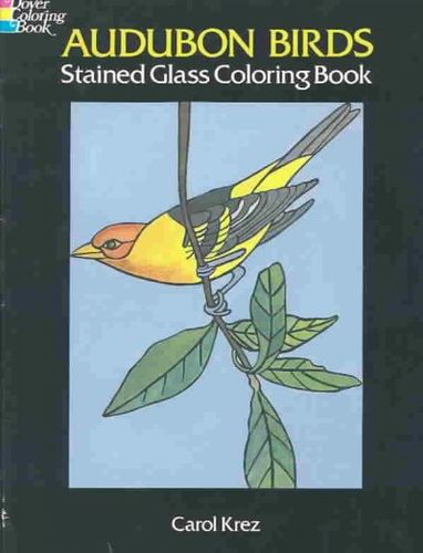 Audubon Birds Stained Glass Coloring Bookaudubon 