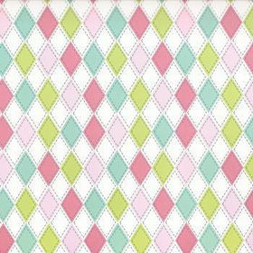 Scrapbooking Paper - Stitched Harlequin Case Pack 25scrapbooking 