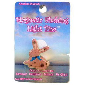 Magnetic Flashing Light Pin Case Pack 240magnetic 