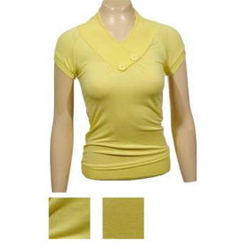 Ladies Fashion Cross Over V-Neck Top Case Pack 6ladies 