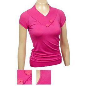 Ladies Fashion Cross Over V-Neck Top Case Pack 6ladies 