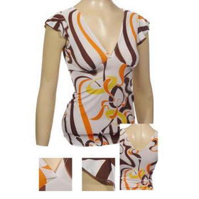 Ladies Fashion V-Neck Top Case Pack 6ladies 
