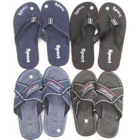 Mens Sandals and Sport Flip Flops Case Pack 48mens 