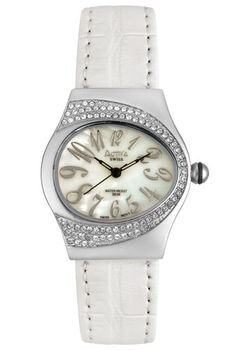 Women's White Crystal White Leatherettewomen 
