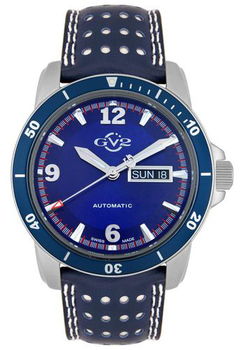 Men's Explorer Automatic Blue/White Leathermen 