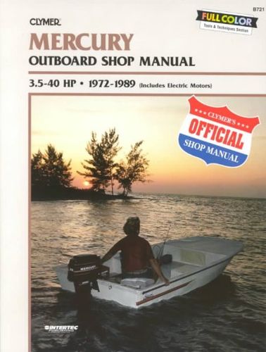 Mercury Outboard Shop Manual 3.5-40 Hp 1972-1989mercury 