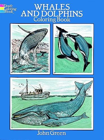 Whales and Dolphins Coloring Bookwhales 