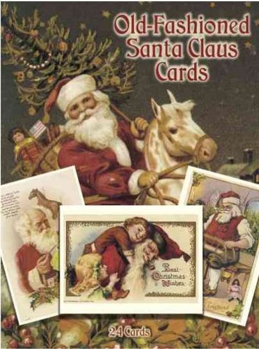 Old-Fashioned Santa Claus Postcards in Full Colorfashioned 