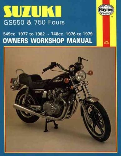 Suzuki Gs550 and Gs750 Fours Owners Workshop Manual, No. M363suzuki 