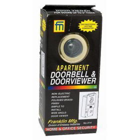 Apartment Doorbell and Doorviewer Case Pack 25apartment 