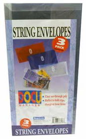 3Pk String Envelope #10 Size Case Pack 72string 