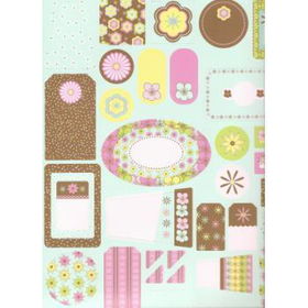 Scrapbooking Tag Sheets - Bloom Case Pack 25