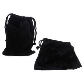 Black Velvet Drawstring Pouch Bag Case Pack 200black 
