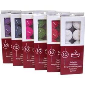 Tealight Candles - 10 Pack Case Pack 72