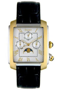 Men's Moon Phase Black Leathermen 