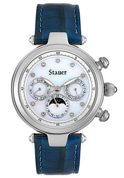 Women's Automatic Diamond Blue Patent Leatherwomen 