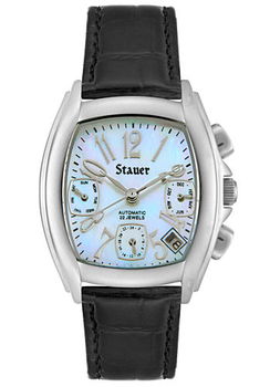 Women's Automatic Black Leatherwomen 