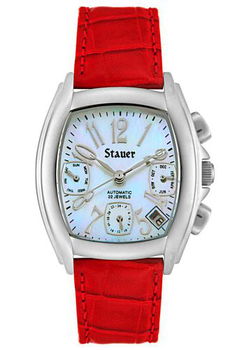 Women's Automatic Red Leatherwomen 