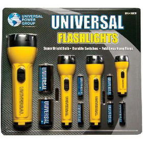 Universalversal Power Group 4-Pack Flashlight Set Case Pack 5universalversal 