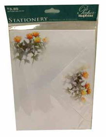 Stationery Set Roses Paper Images Case Pack 60
