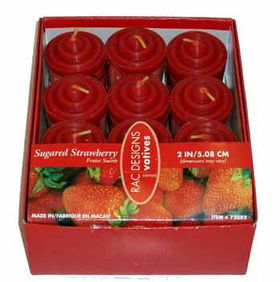 Red Votive Candle Case Pack 48